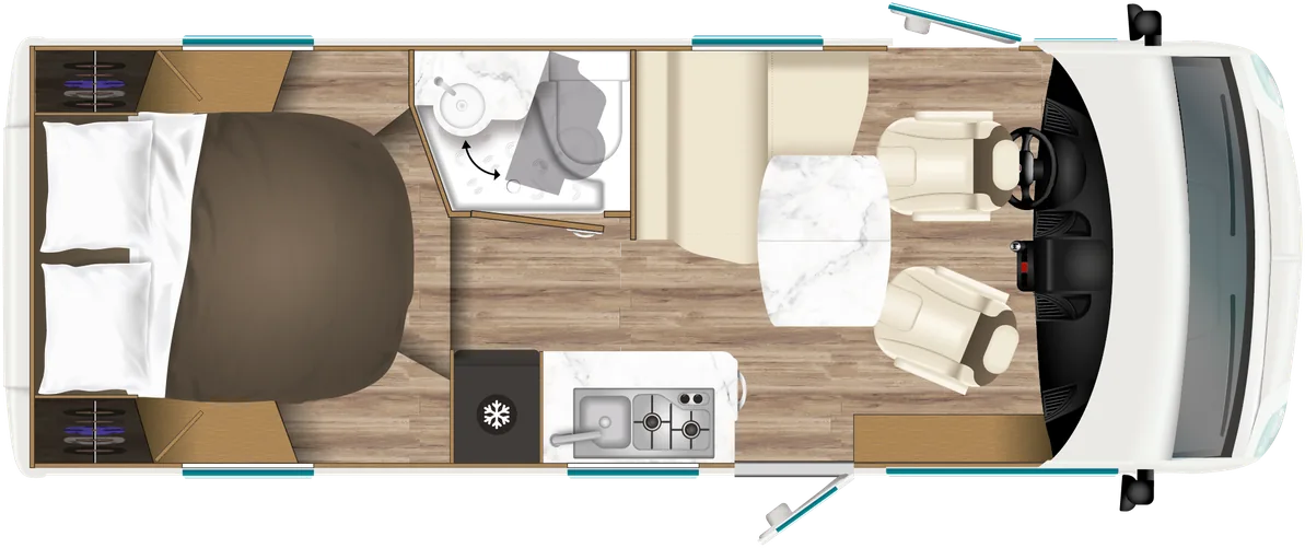 Itineo CM660 Grundriss